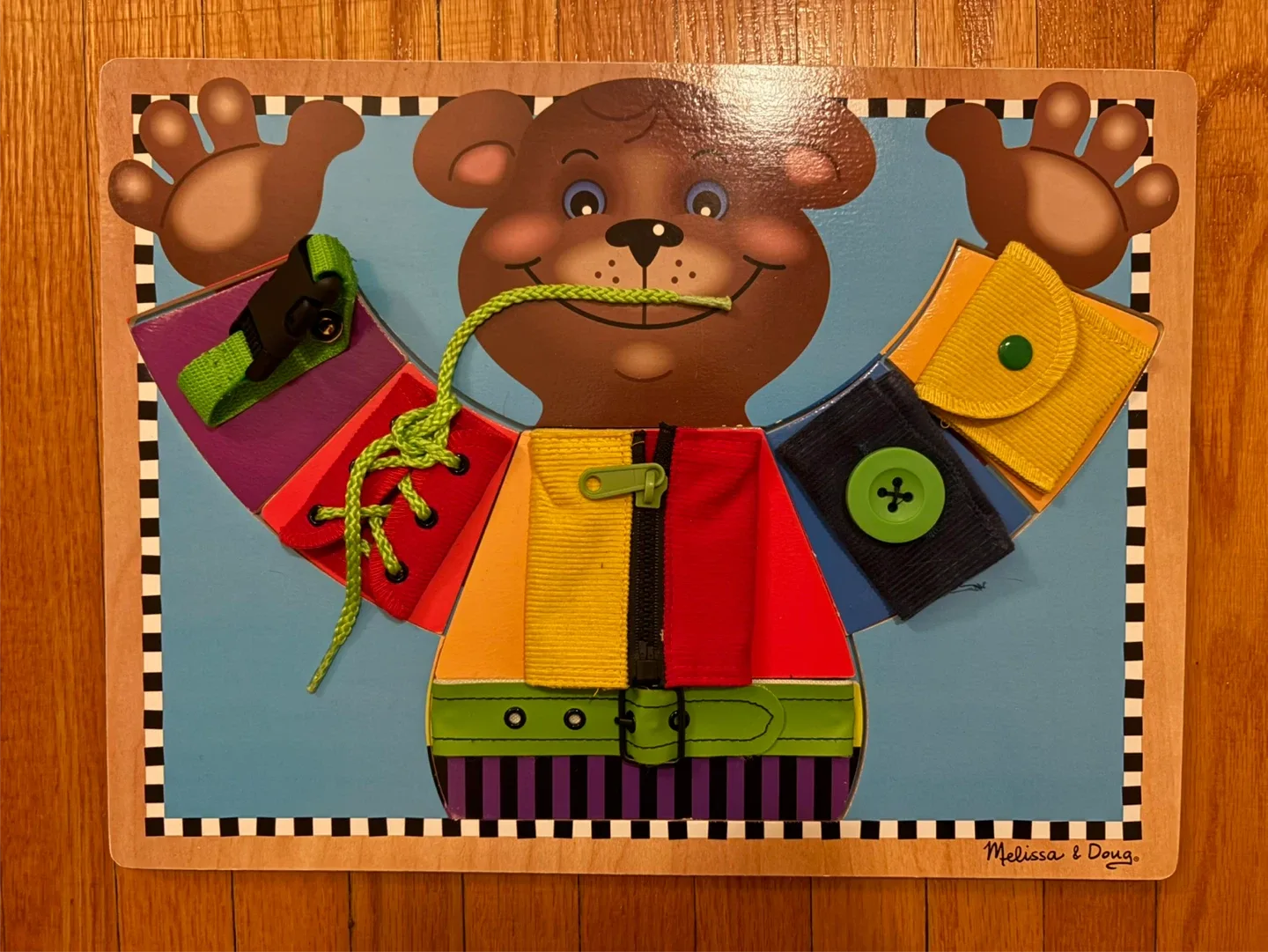 Melissa & Doug Bear Dress-Up Montessori Puzzle
