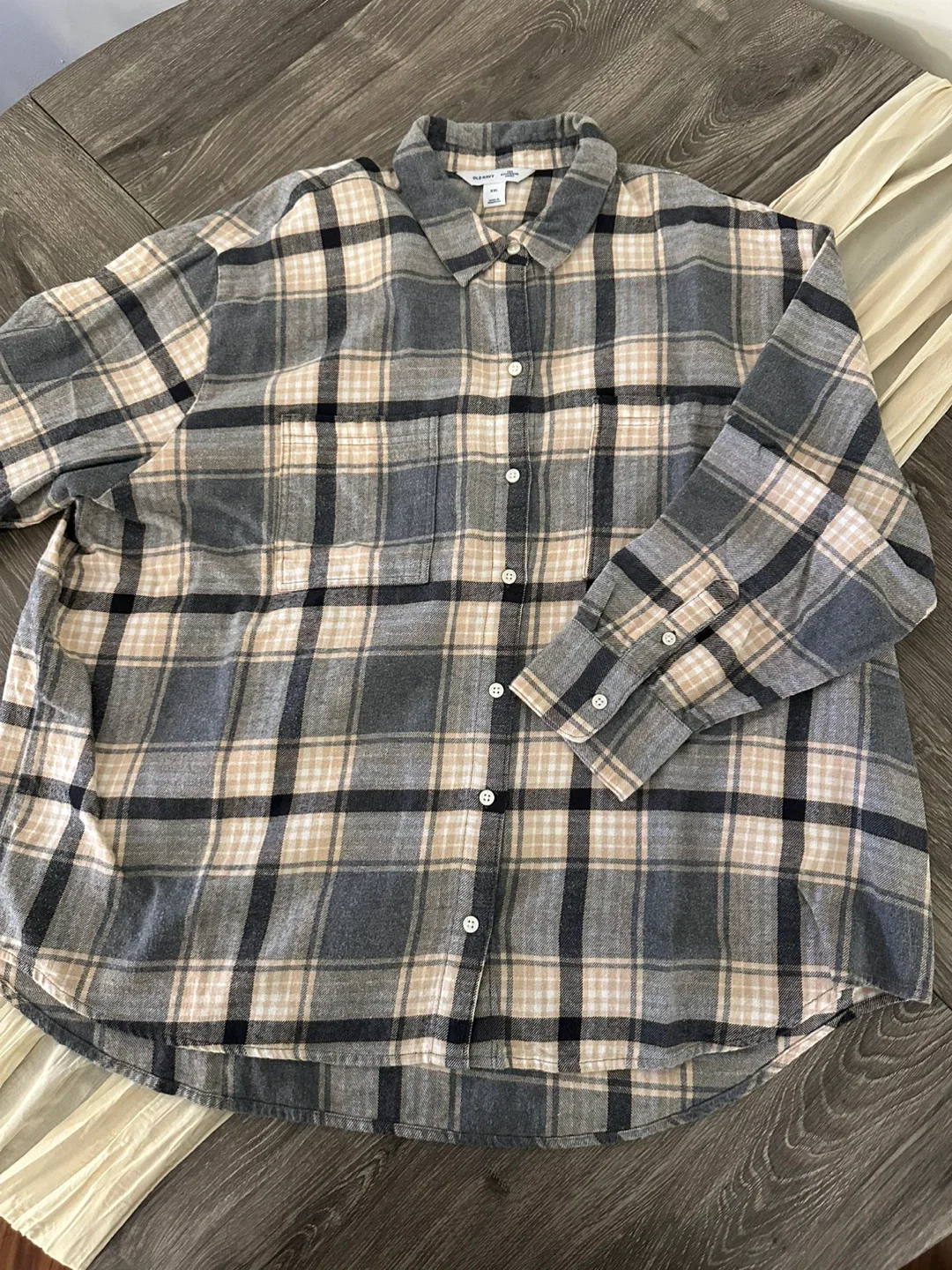 Old Navy Plaid Boyfriend Shirt - Women’s Size XXL