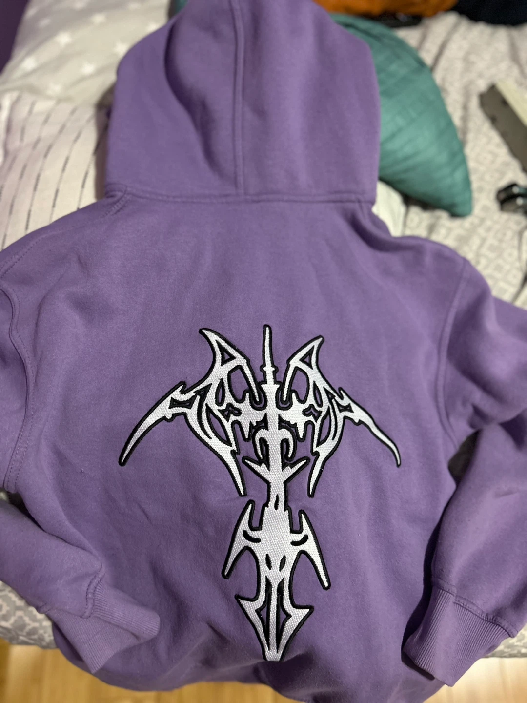 SONDER Purple Zip-Up Hoodie (Size S) - photo 3