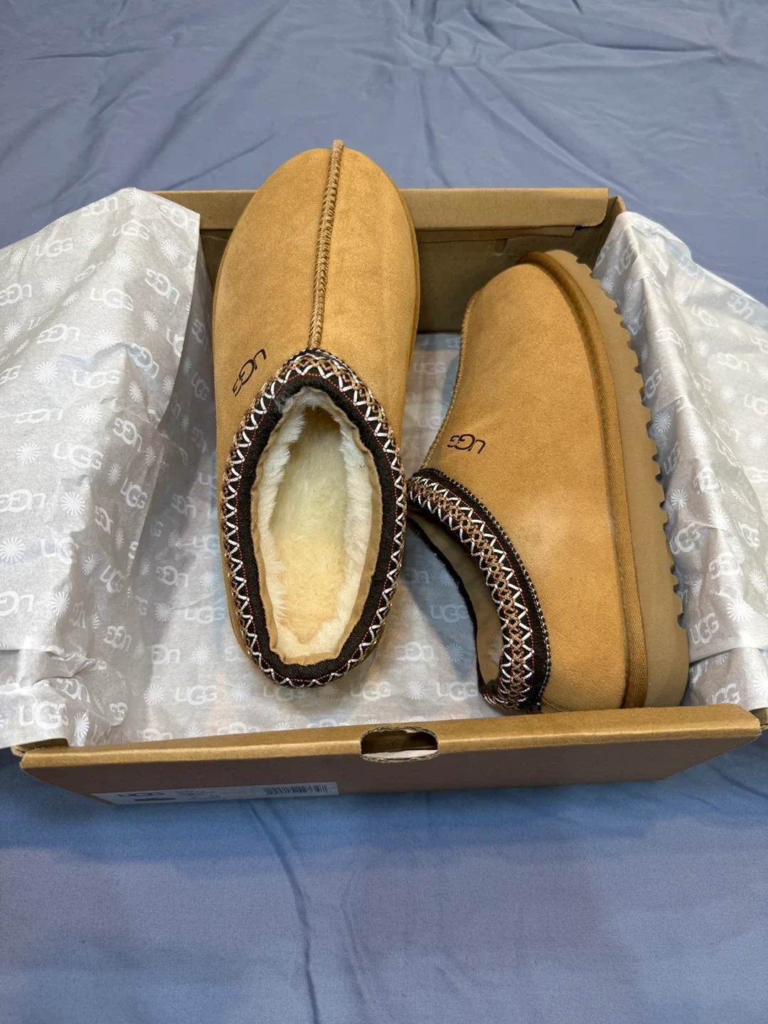 UGG Tasman Slipper - Size 8 and 7 - Chestnut