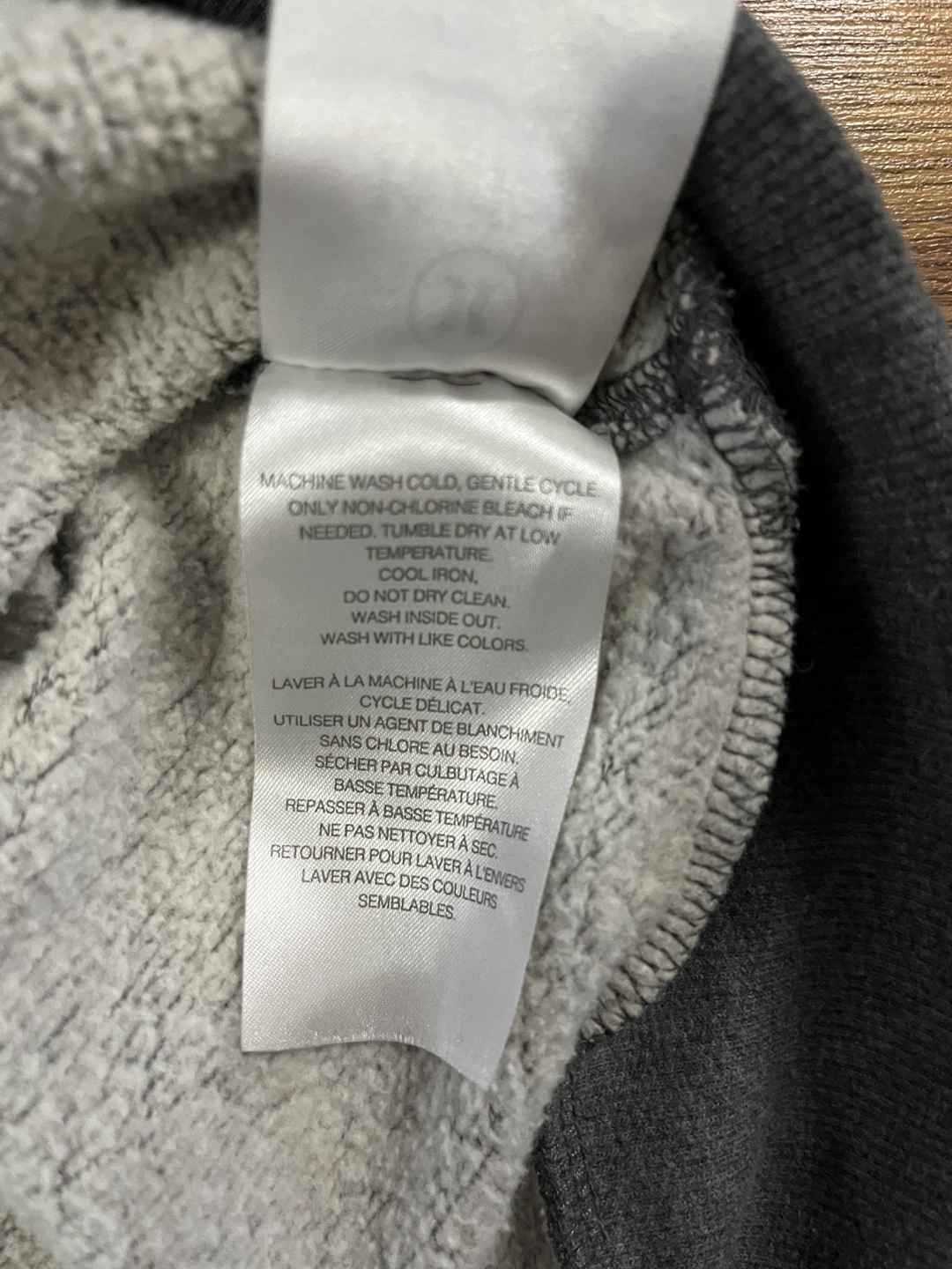 Hurley men’s medium hoodie embroidered logo grey fleece - photo 5