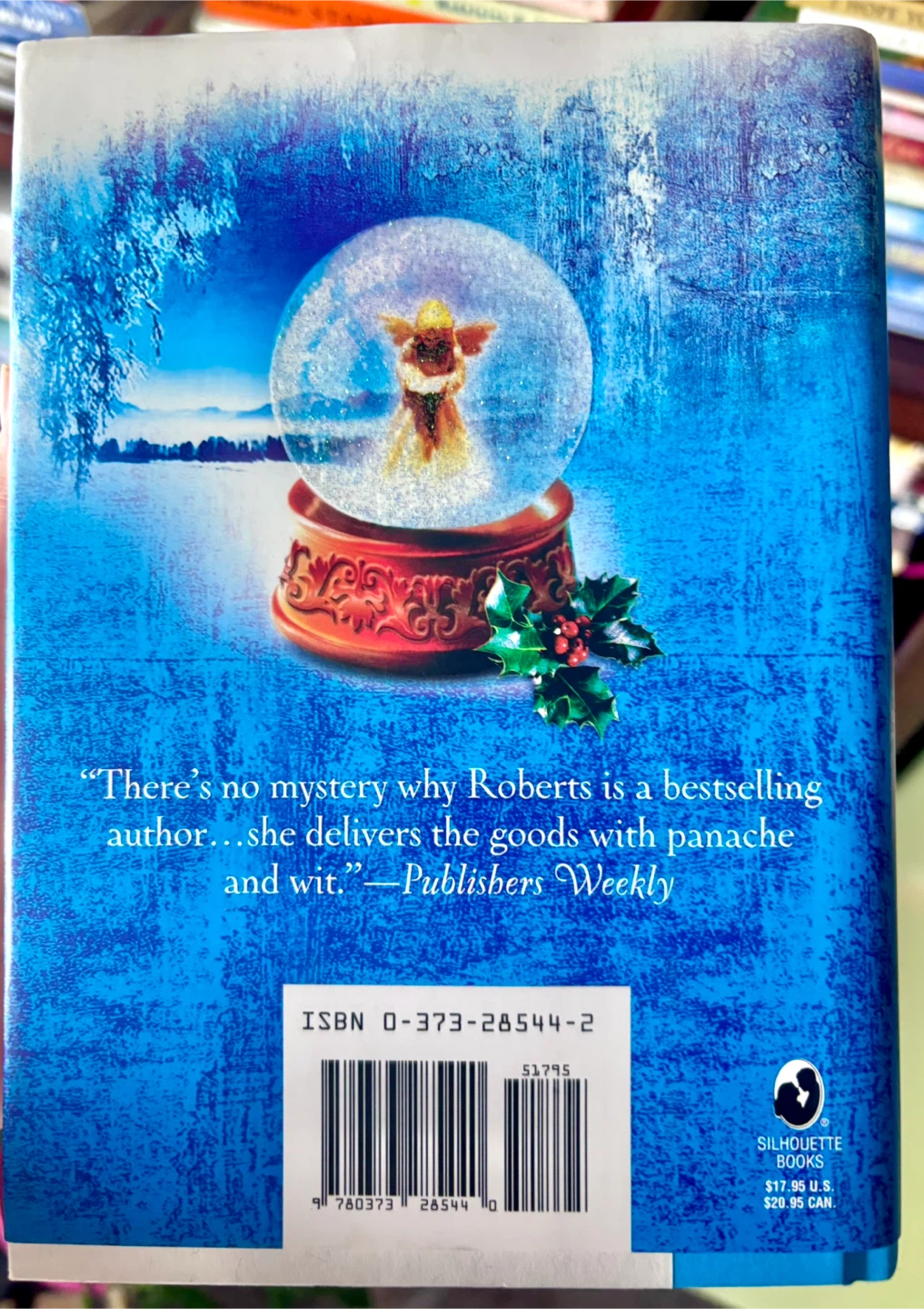 HARDCOVER CHRISTMAS BOOK “Gabriel's Angel” by Nora Roberts - photo 2
