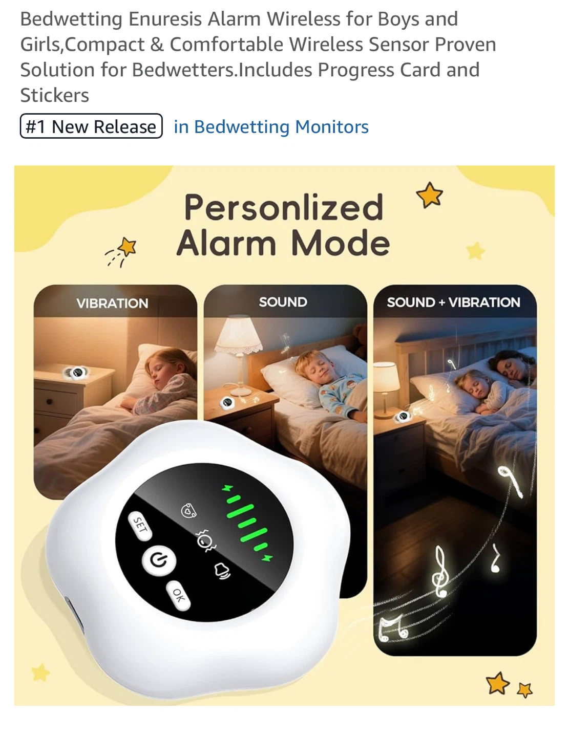 Brand new Bedwetting Enuresis Alarm Wireless for Boys and Girls - photo 5