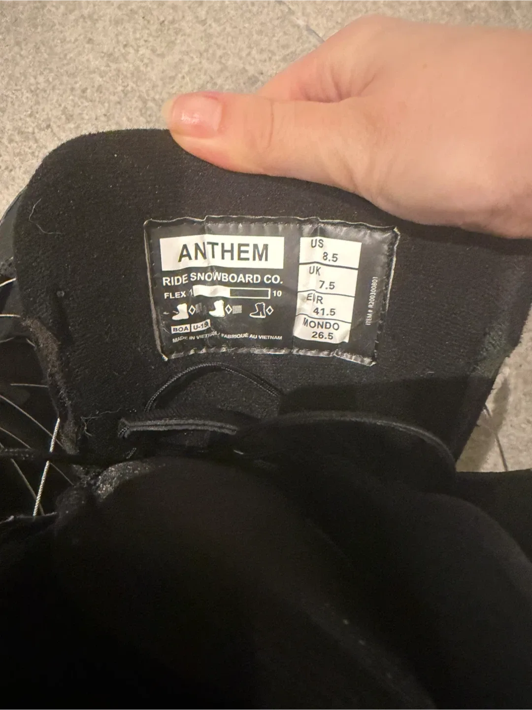 Ride Anthem Snowboard Boots - US 8.5 image indicator(5)