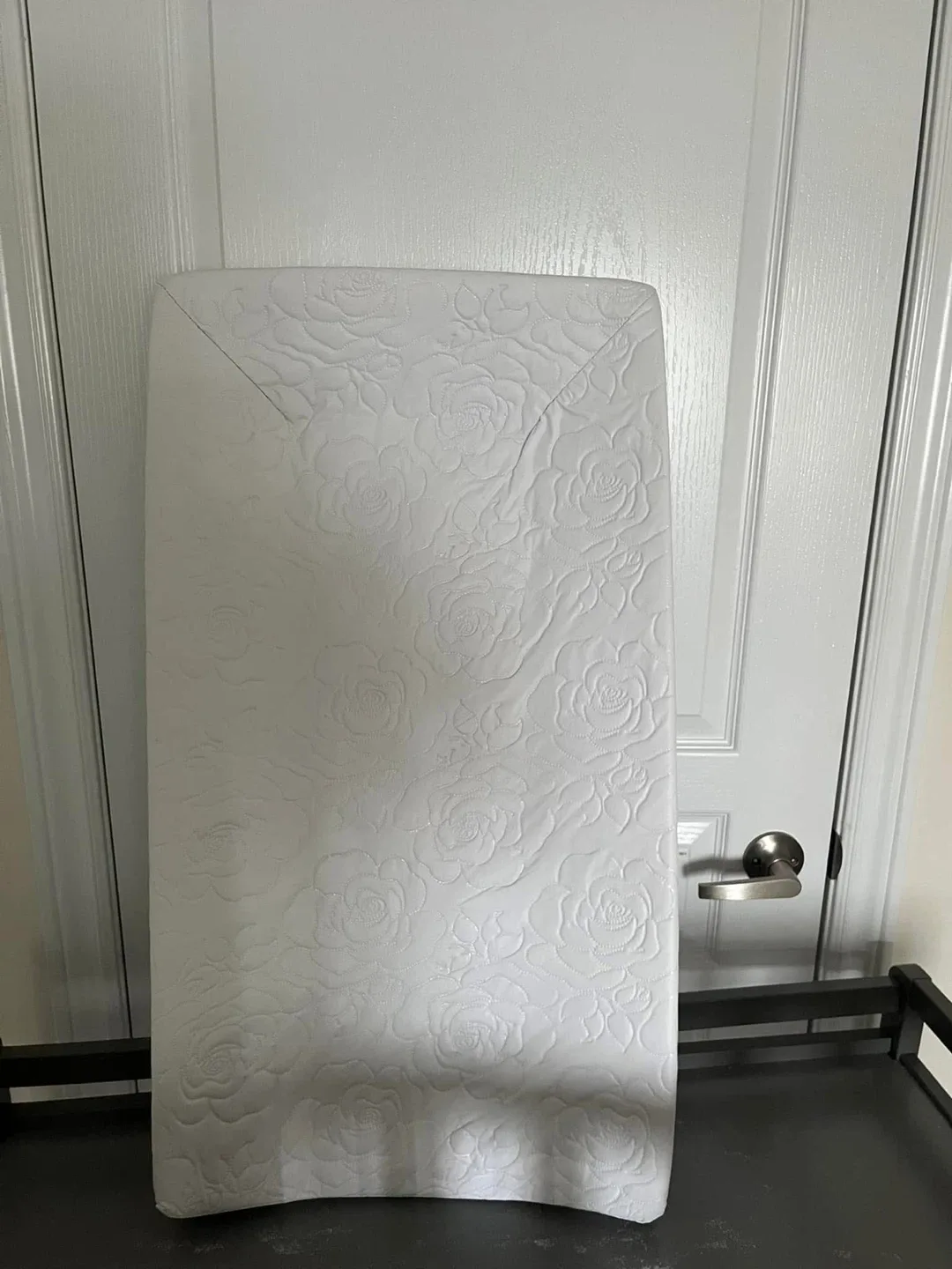 Grey Baby Changing Table with Pad image indicator(2)