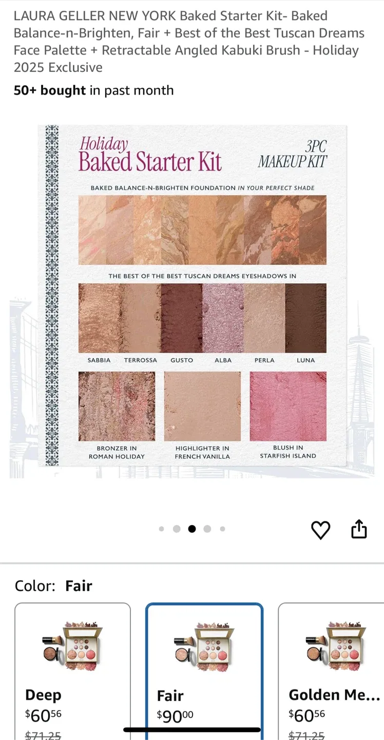 Brand new Laura Geller Baked Starter Kit - Fair image indicator(5)