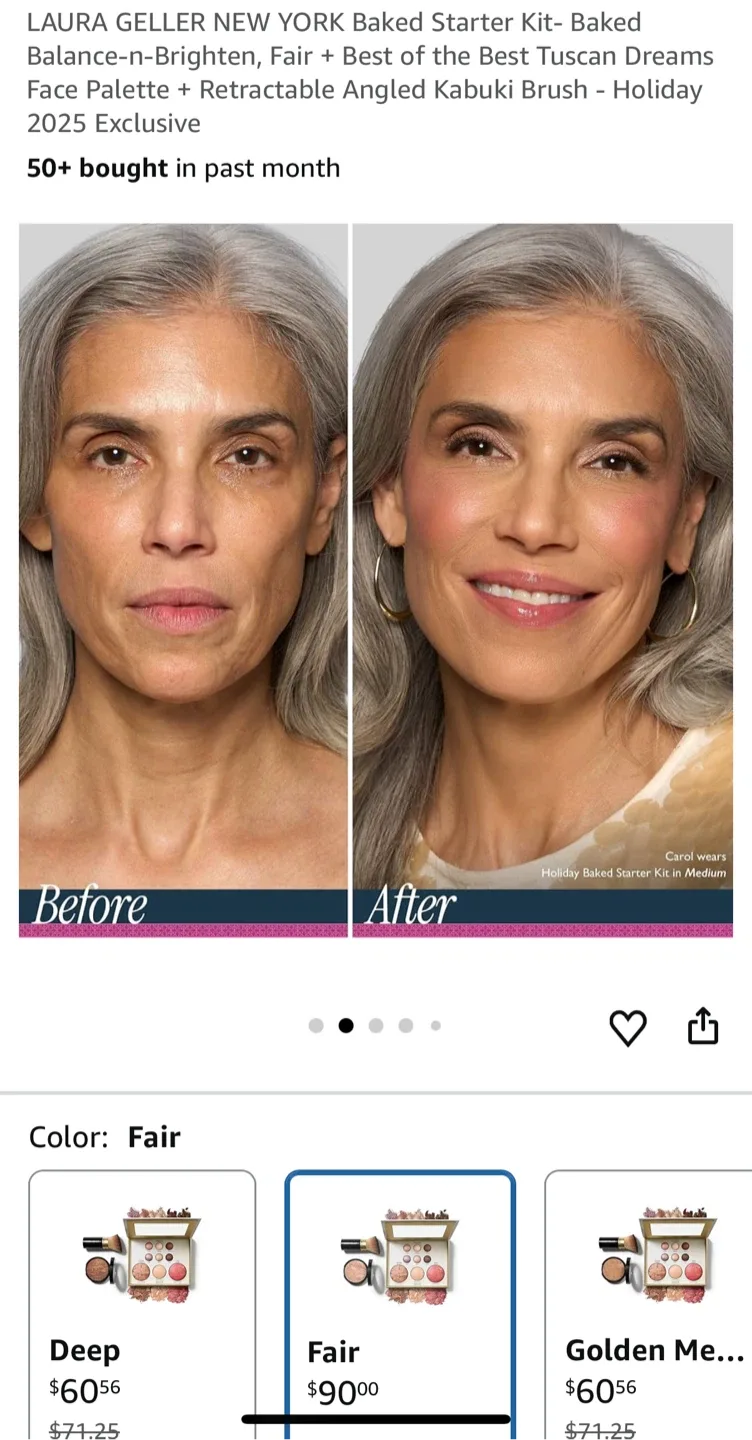 Brand new Laura Geller Baked Starter Kit - Fair image indicator(2)