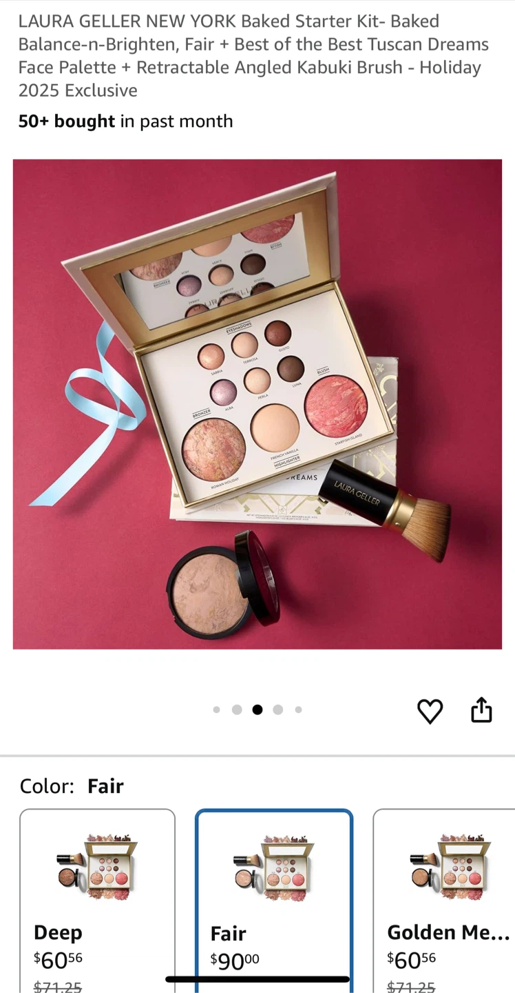 Brand new Laura Geller Baked Starter Kit - Fair - photo 4