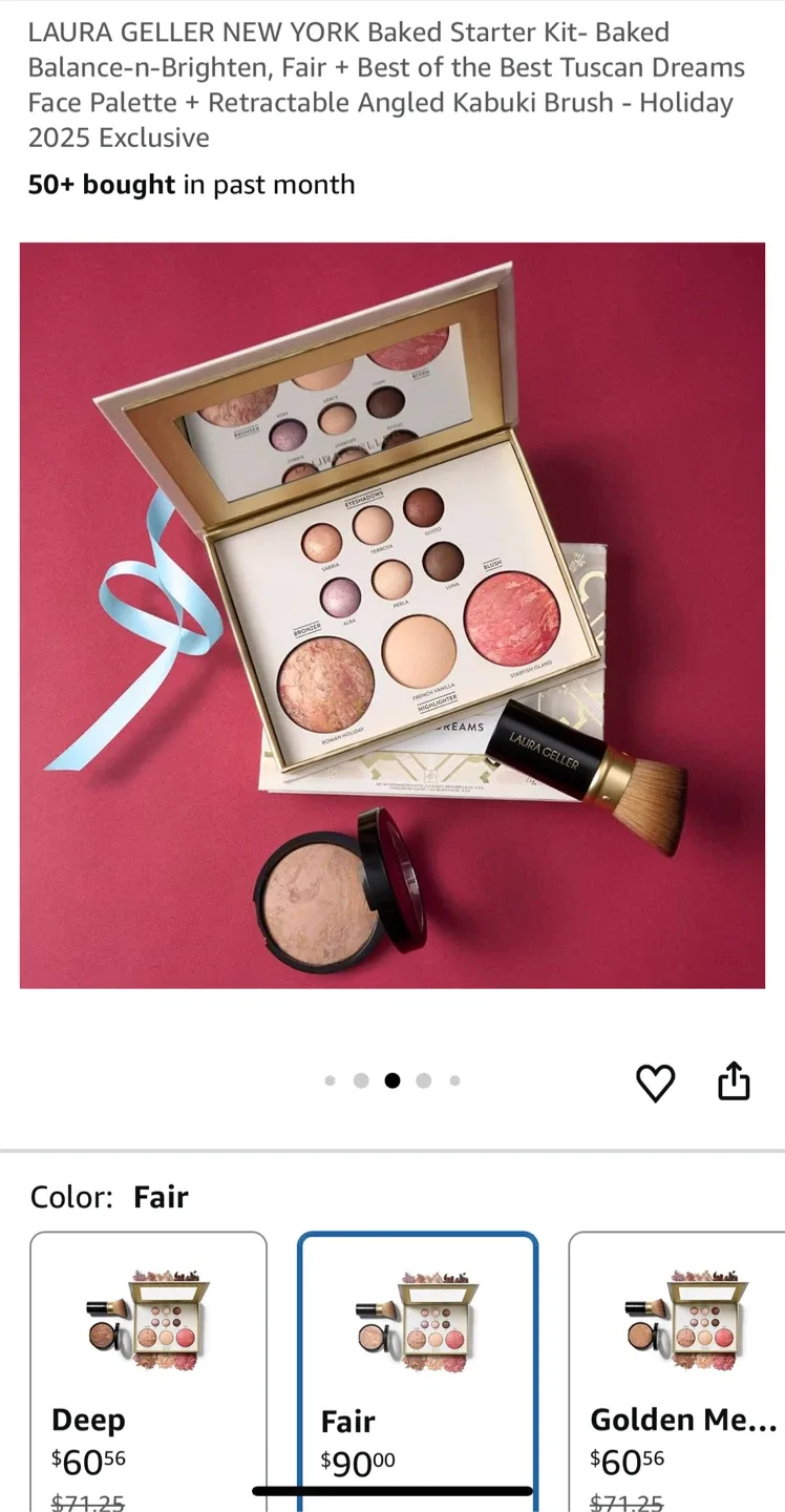 Brand new Laura Geller Baked Starter Kit - Fair image indicator(4)