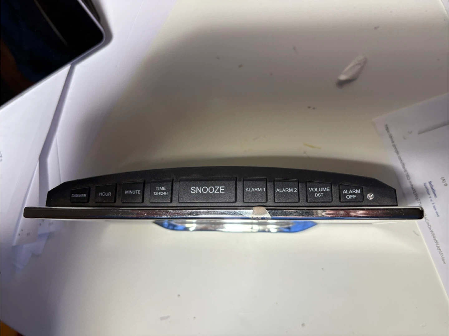 Alarm Clock with USB Charging Ports - photo 2