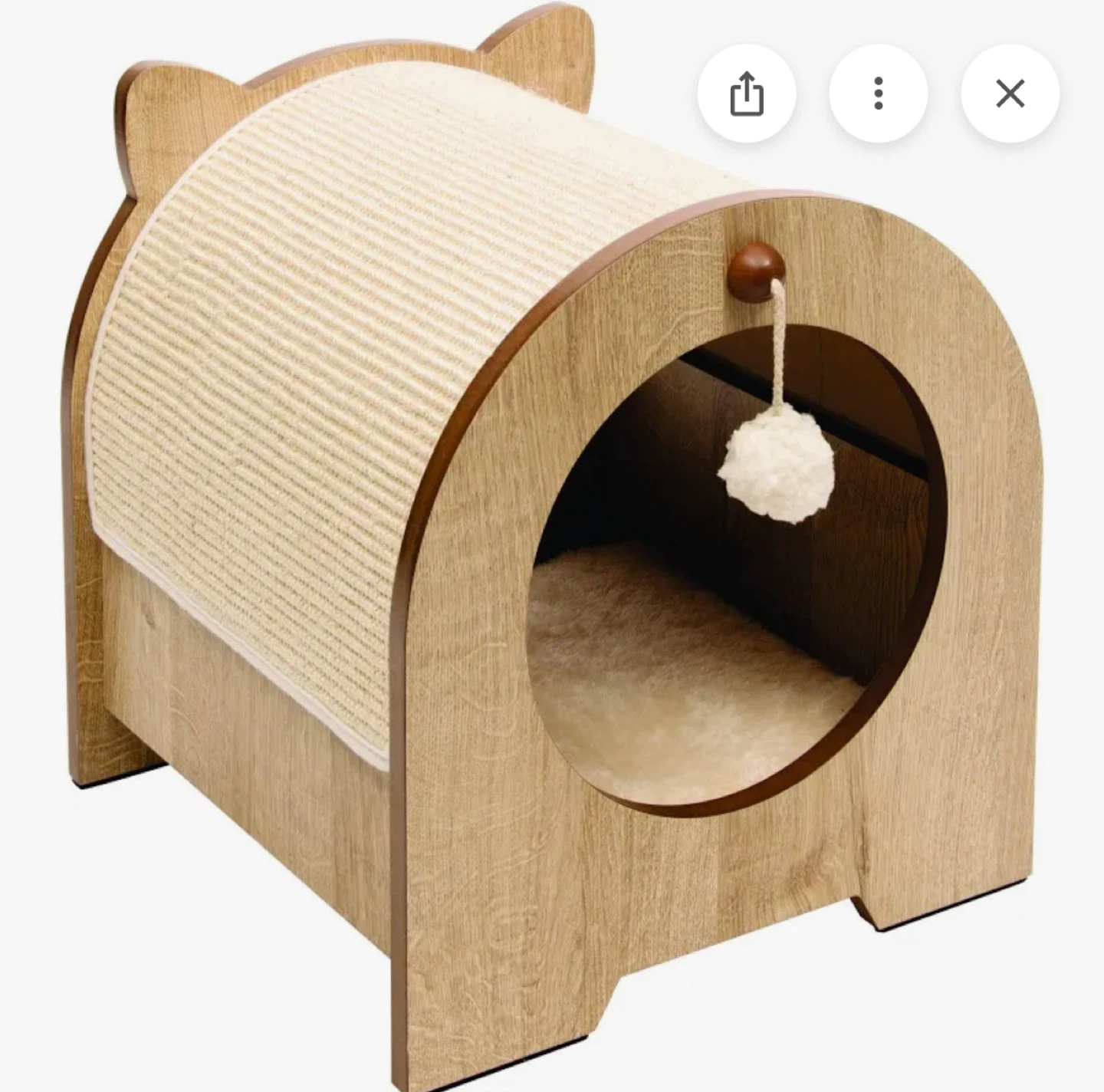 Catit Vesper Minou Cat Bed & Scratching Post