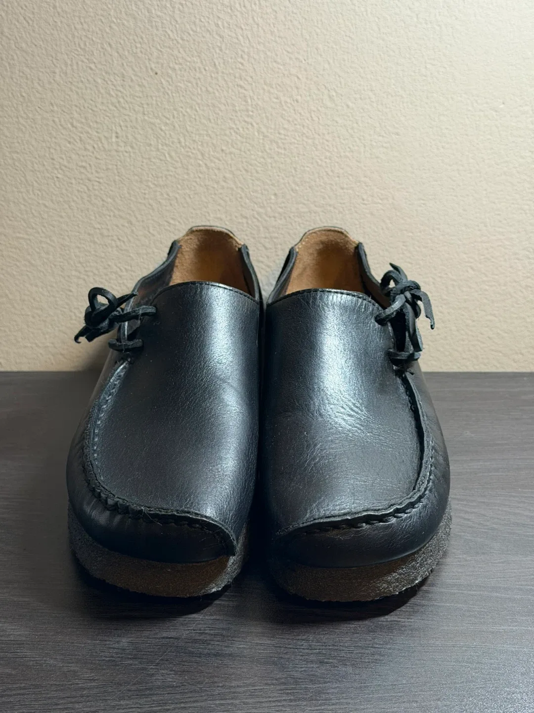Clarks lugger black US 7