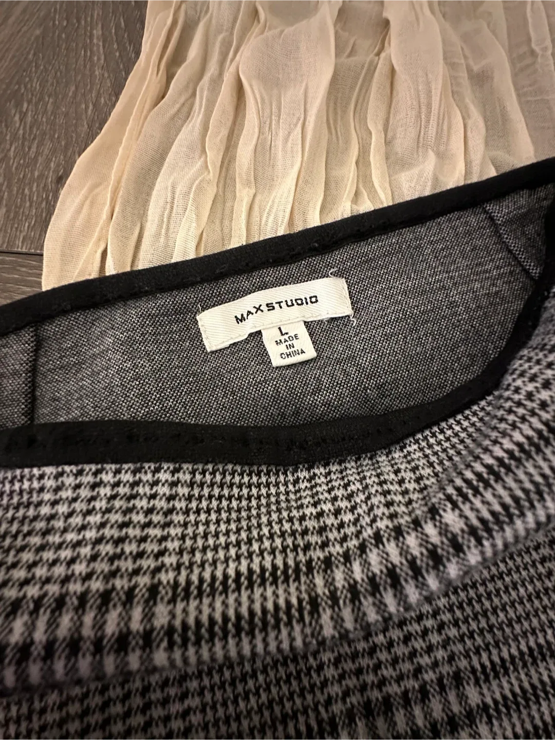 Max Studio Plaid Mini Skirt - Women’s Size L image indicator(2)