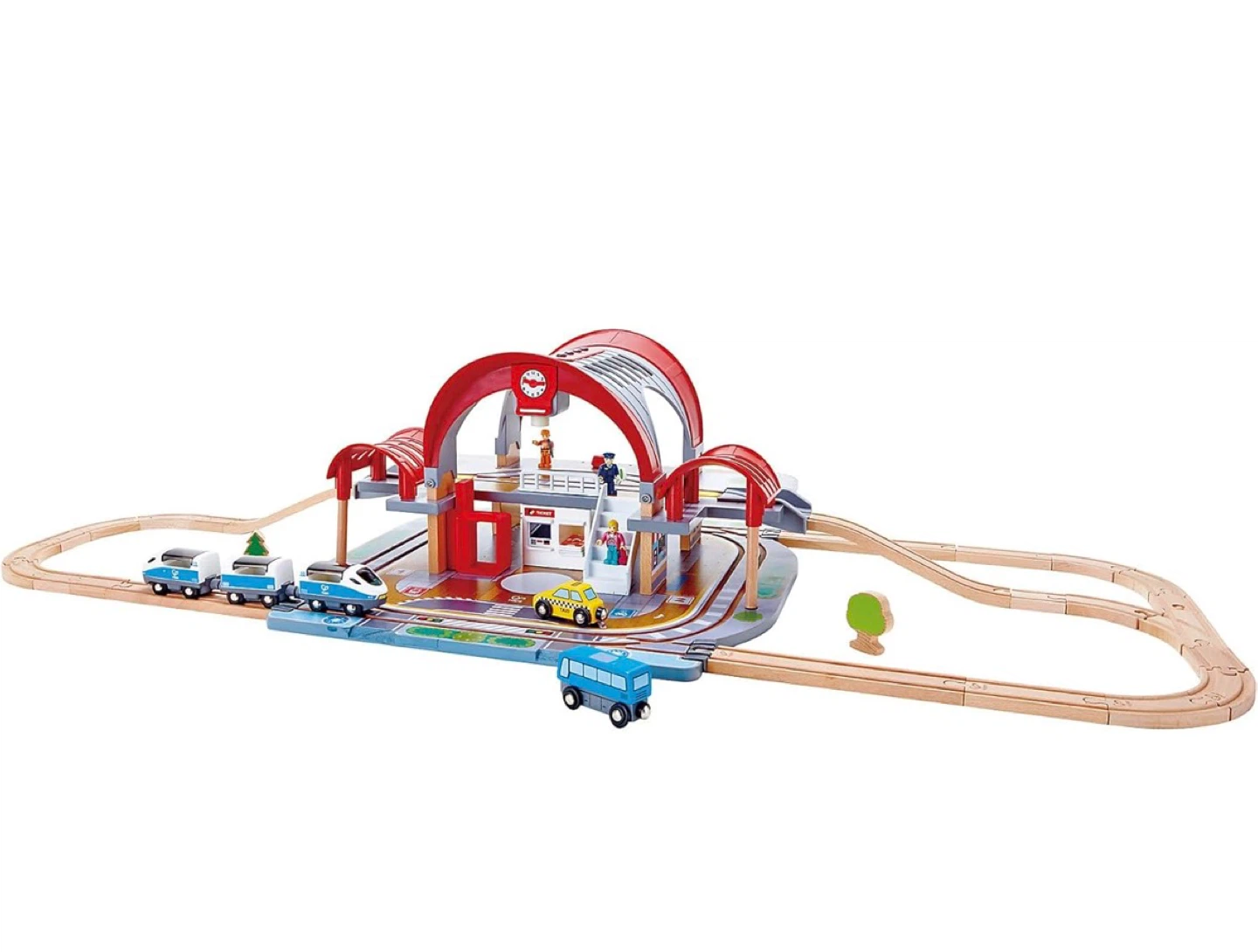 Hape Grand City Station Train Set - New in Box - photo 2