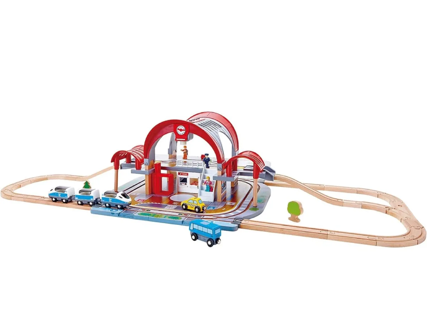 Hape Grand City Station Train Set - New in Box image indicator(2)