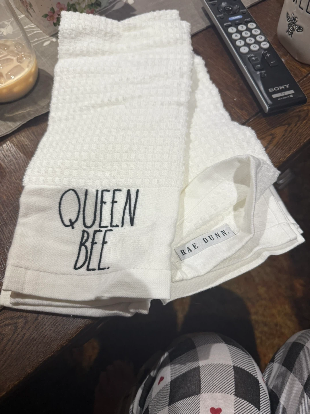 Rae Dunn Queen Bee Mug and Towel Set