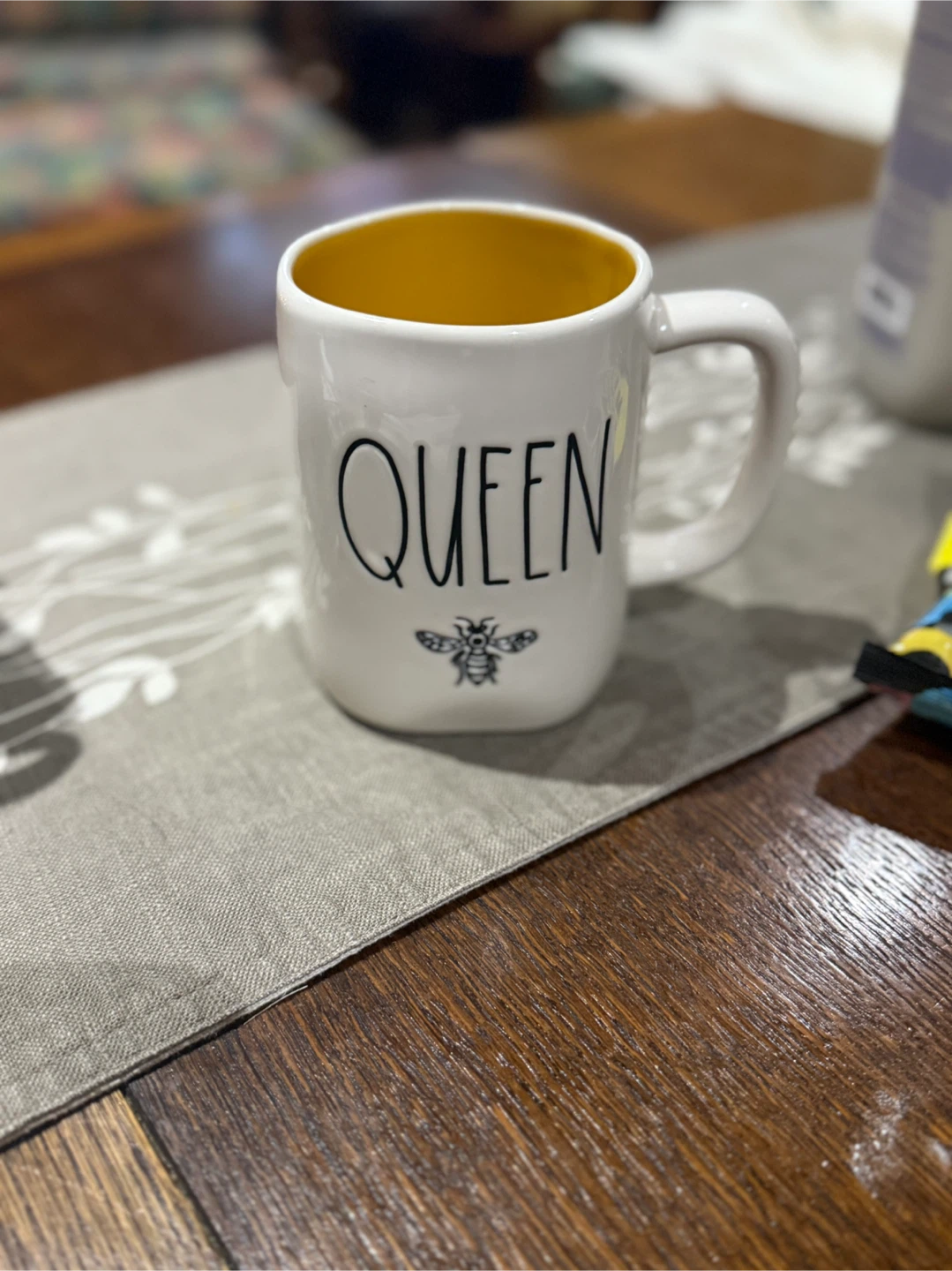 Rae Dunn Queen Bee Mug and Towel Set - photo 2