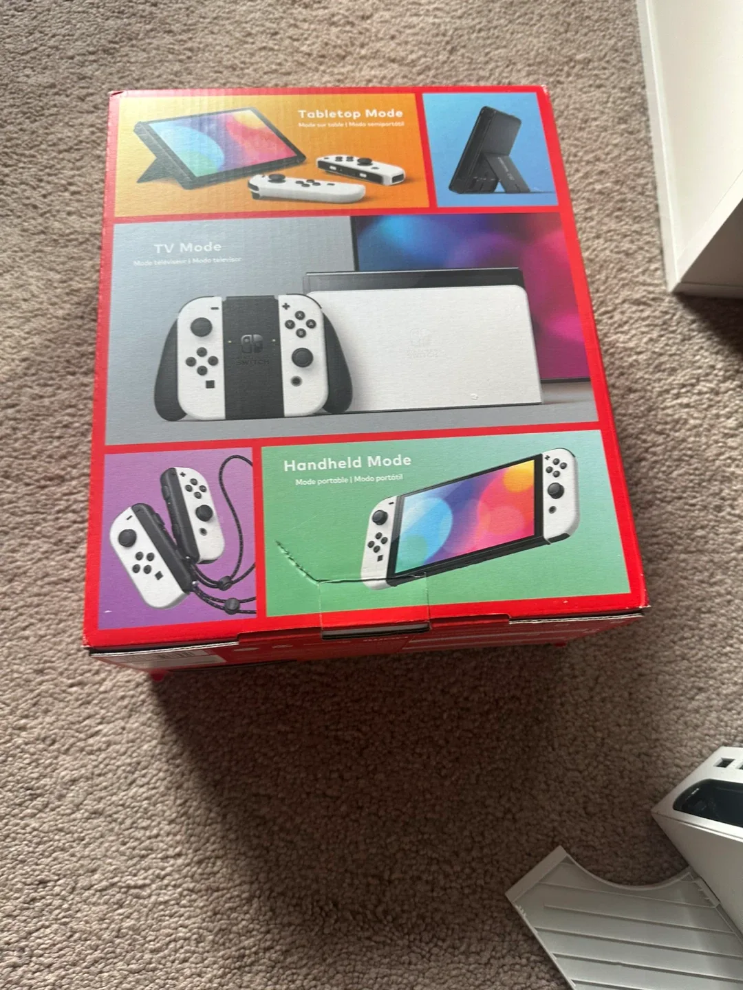 Nintendo Switch OLED Model - White Joy-Cons image indicator(2)