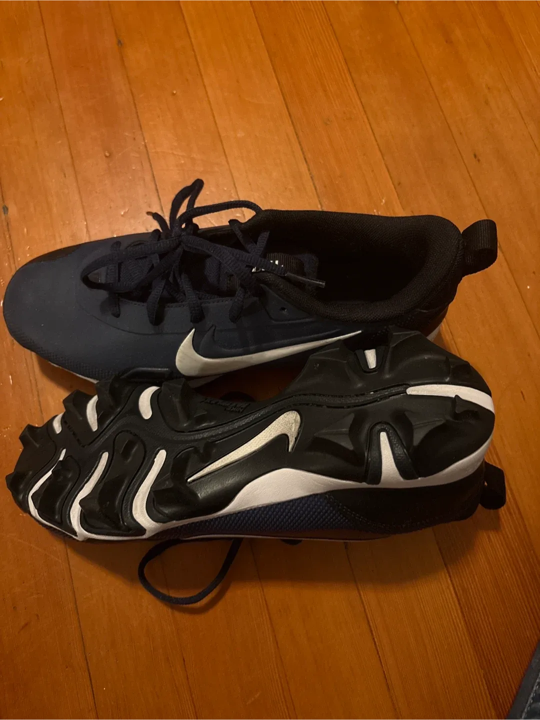 Nike Navy Baseball Cleats