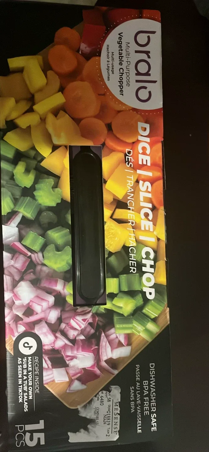 Bralo Vegetable Chopper - New in Box image indicator(2)