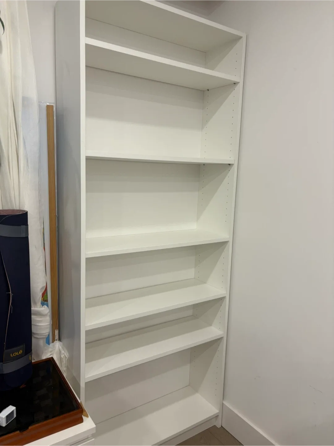 White Bookcase - 204cm x 78cm