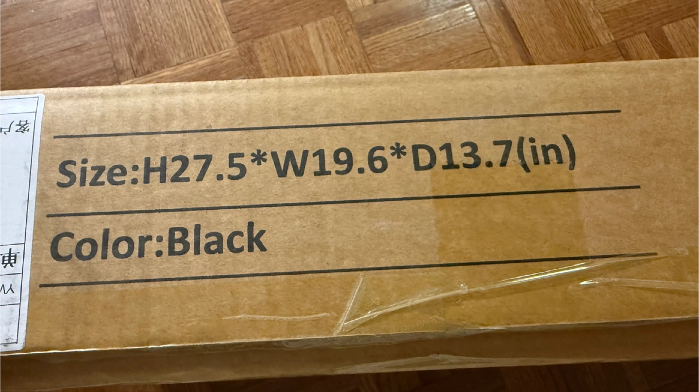 Brand New Black Shelving Unit (H27.5*W19.6*D13.7 in) - photo 2