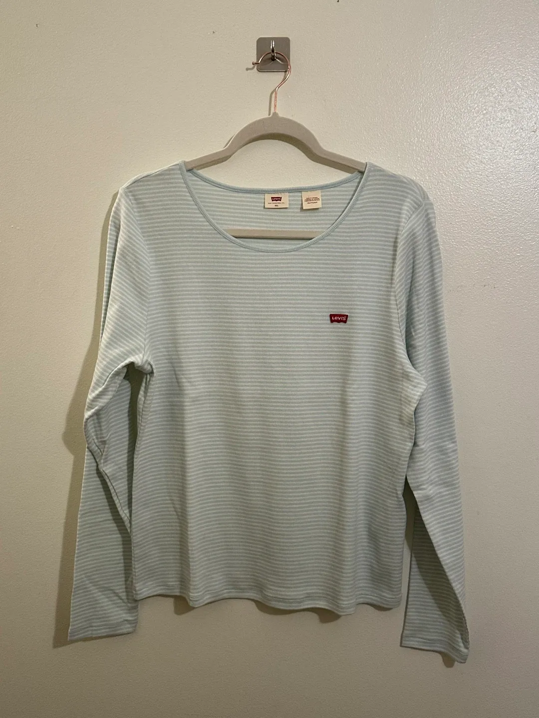 Levi's Striped Long Sleeve Top - Women’s Size XXL image indicator(4)