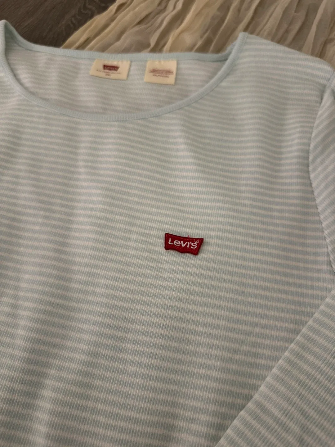 Levi's Striped Long Sleeve Top - Women’s Size XXL image indicator(3)