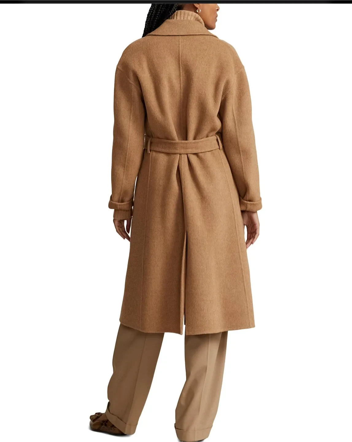 Lauren Ralph Lauren Wool Blend Wrap Coat image indicator(3)