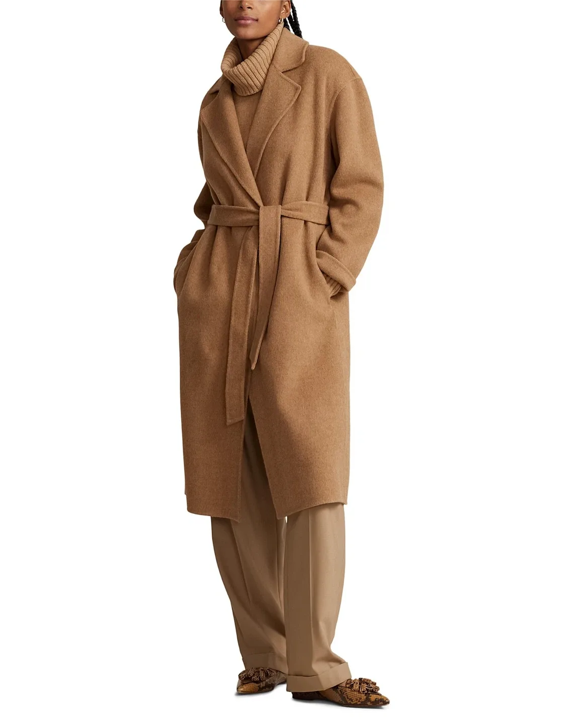Lauren Ralph Lauren Wool Blend Wrap Coat