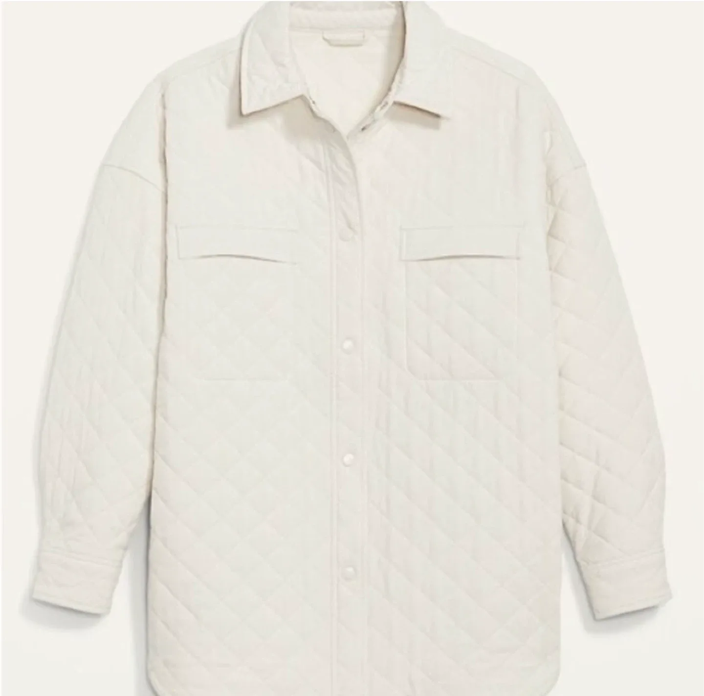Old Navy Quilted Shirt Jacket - Beige image indicator(3)