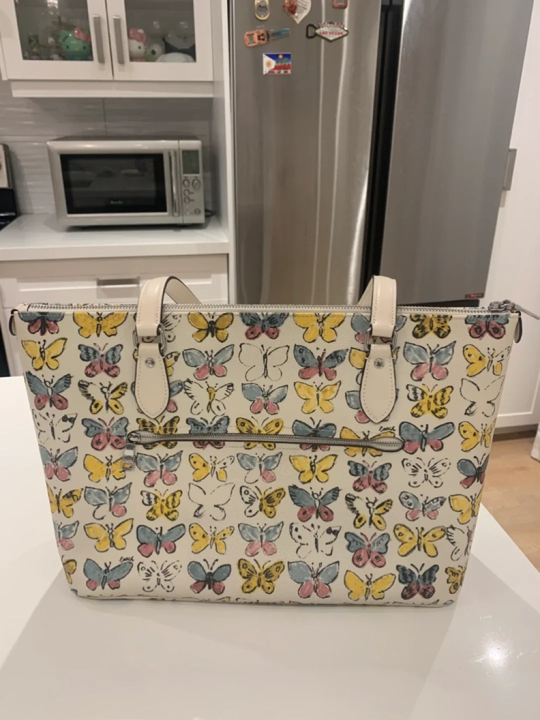 🦋 Coach Butterfly Print Gallery Tote Bag & Wristlet Set 🦋 image indicator(7)