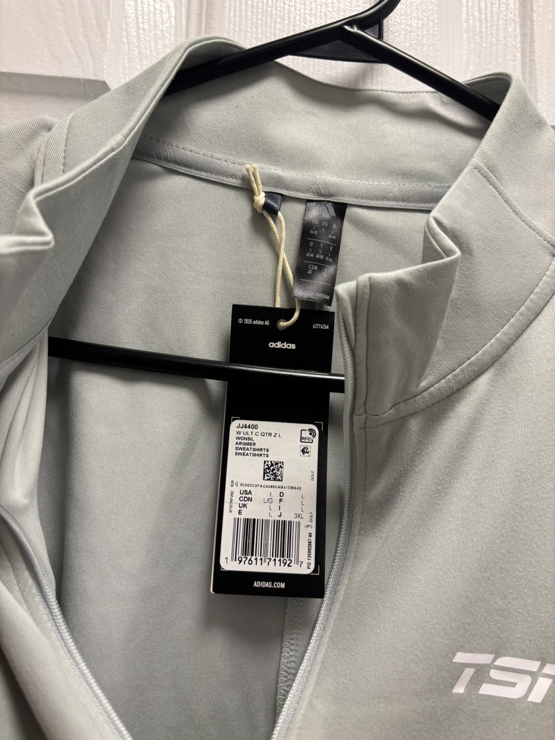 New Adidas Golf QTR Z L Sweatshirt - Size Large - photo 4