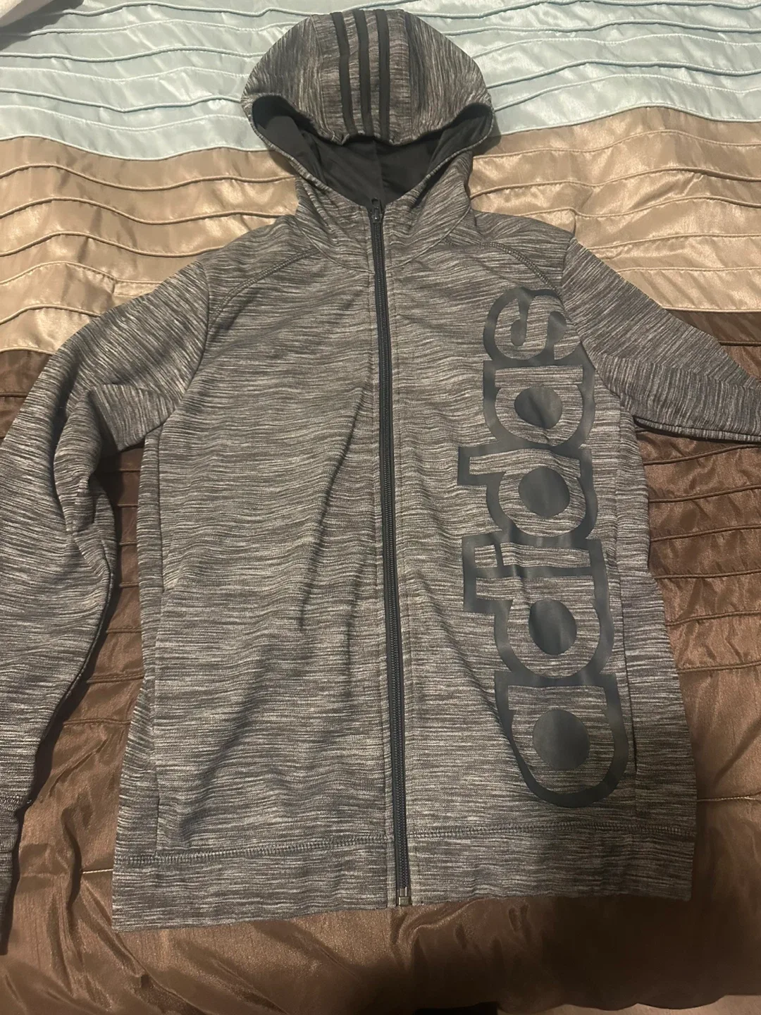 Adidas Hoodie - Size M - Grey