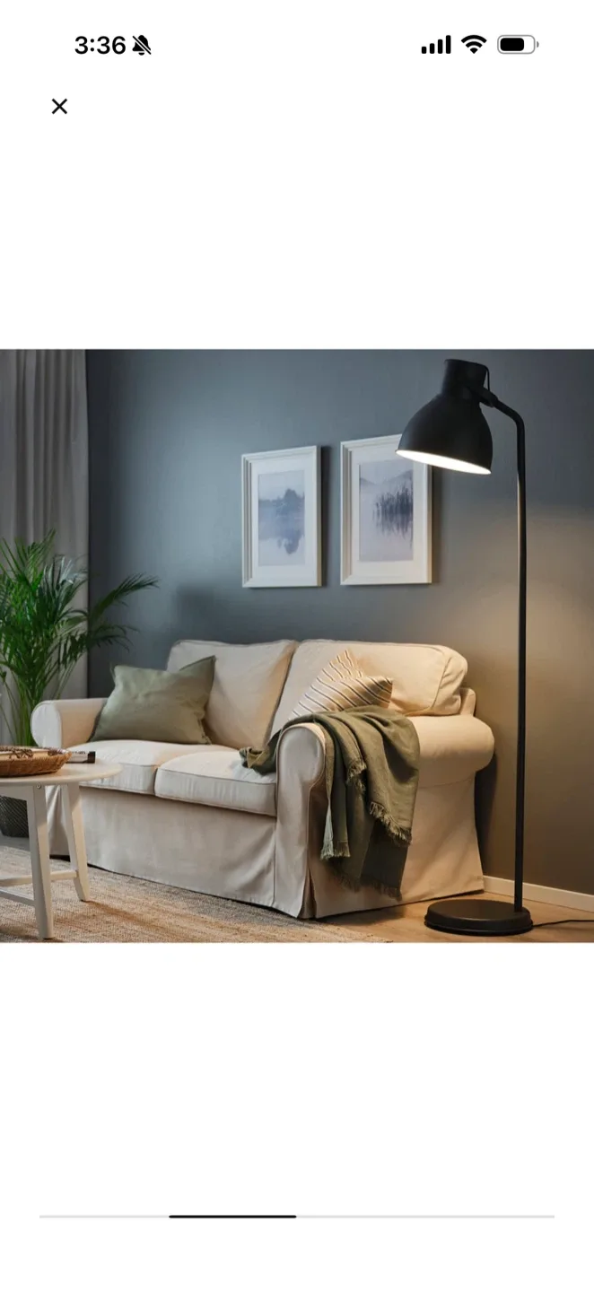 IKEA Hektar Floor Lamp - Dark Grey image indicator(2)
