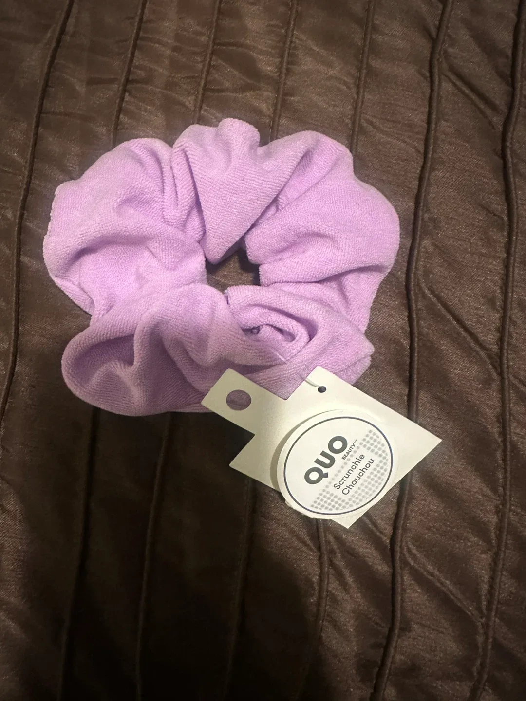 New QUO Beauty Scrunchie - Lavender
