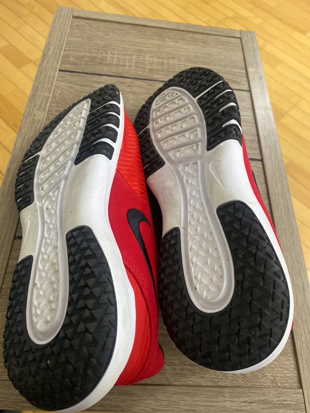 Nike Flex Control 4 Red Training Shoes - Size 9.5 image indicator(4)