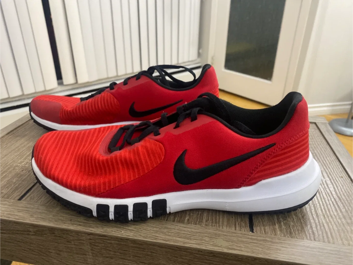 Nike Flex Control 4 Red Training Shoes - Size 9.5