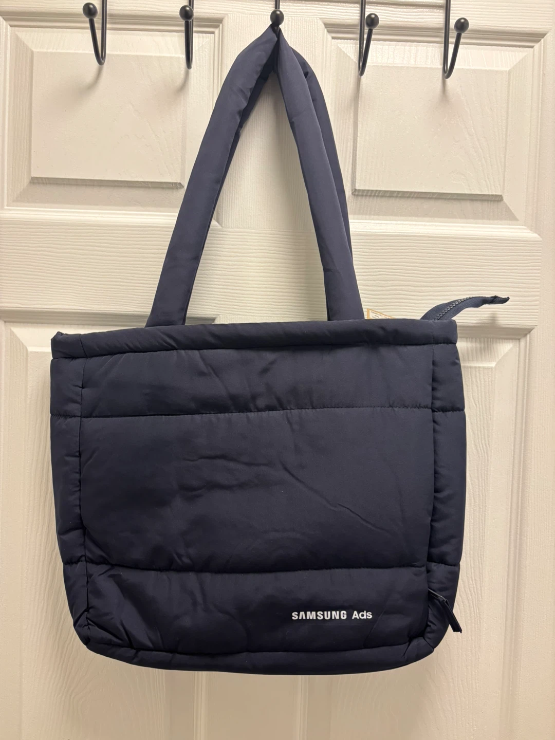 NEW! Navy Blue Padded Tote Bag