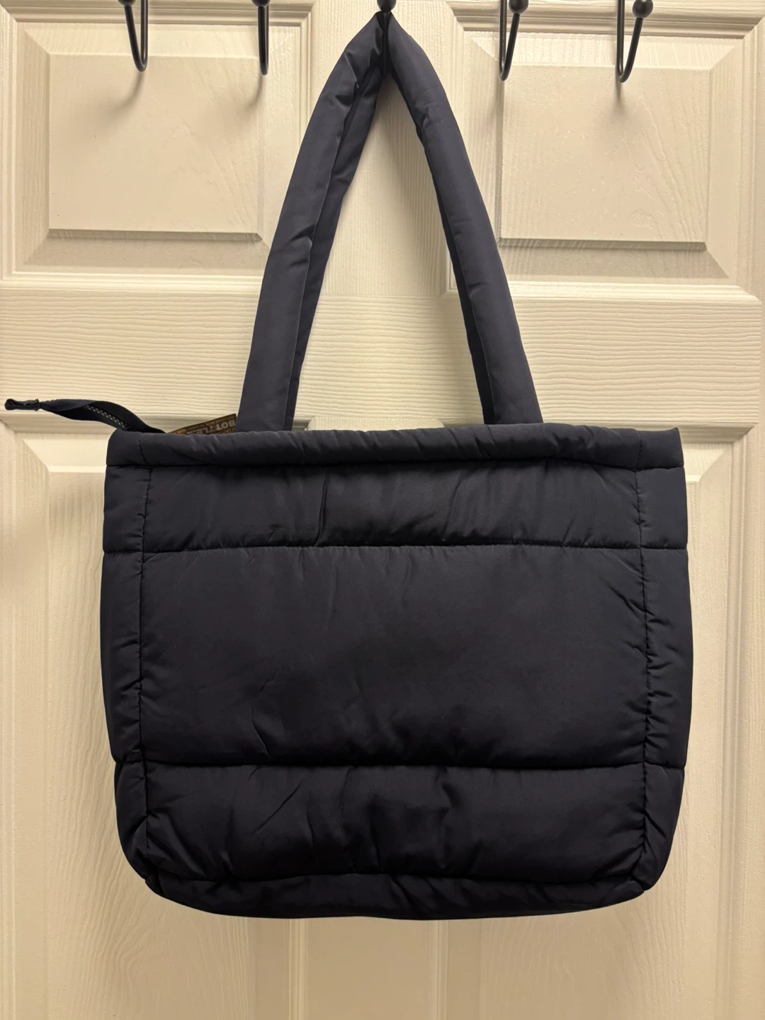 NEW! Navy Blue Padded Tote Bag - photo 2