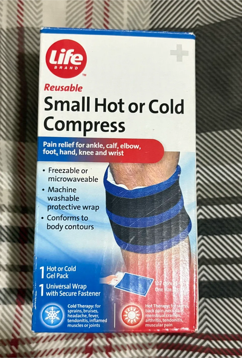 Life Brand Small Hot or Cold Compress - Reusable