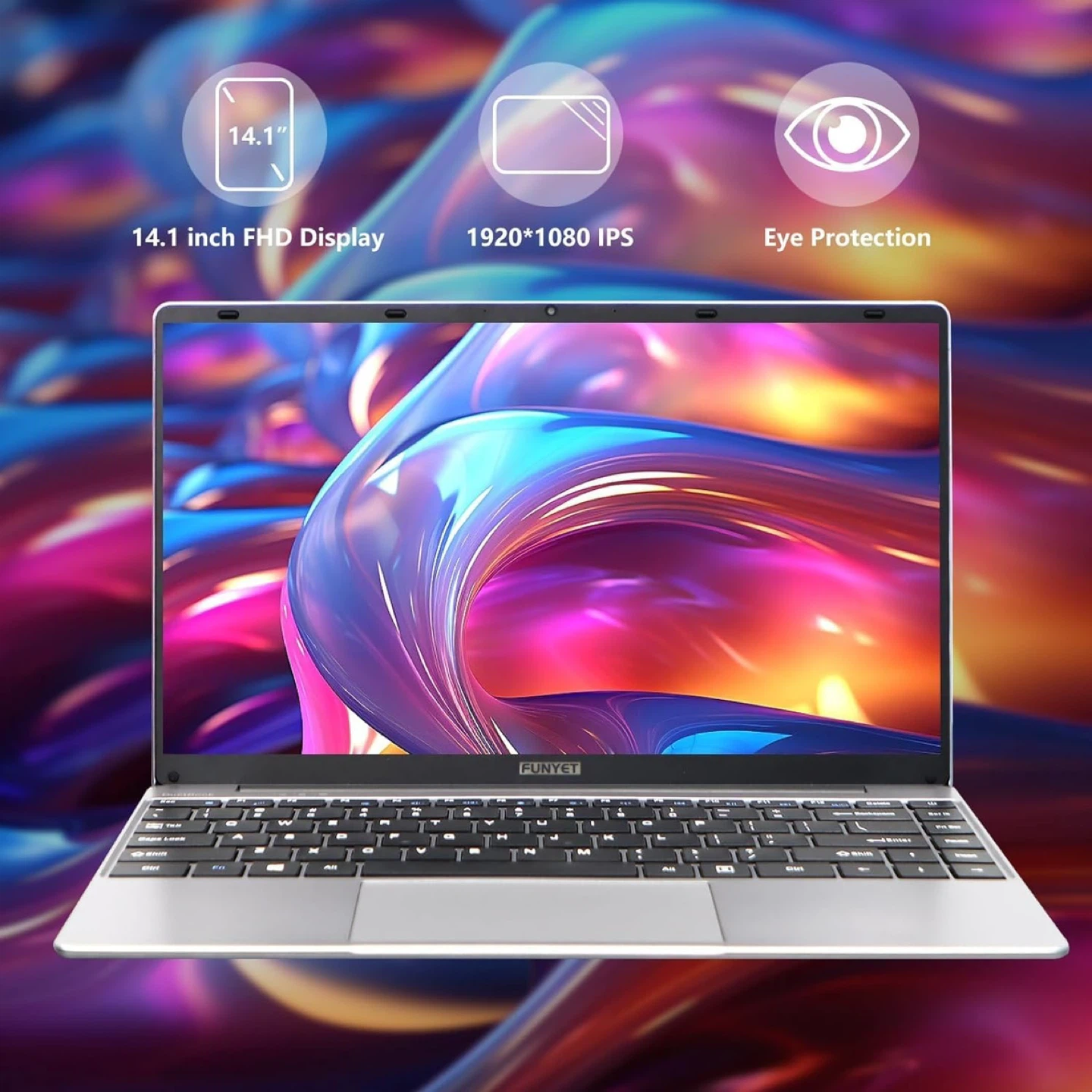 FUNYET 14.1" Laptop, Windows 11 Pro, N5095 Processor - photo 4