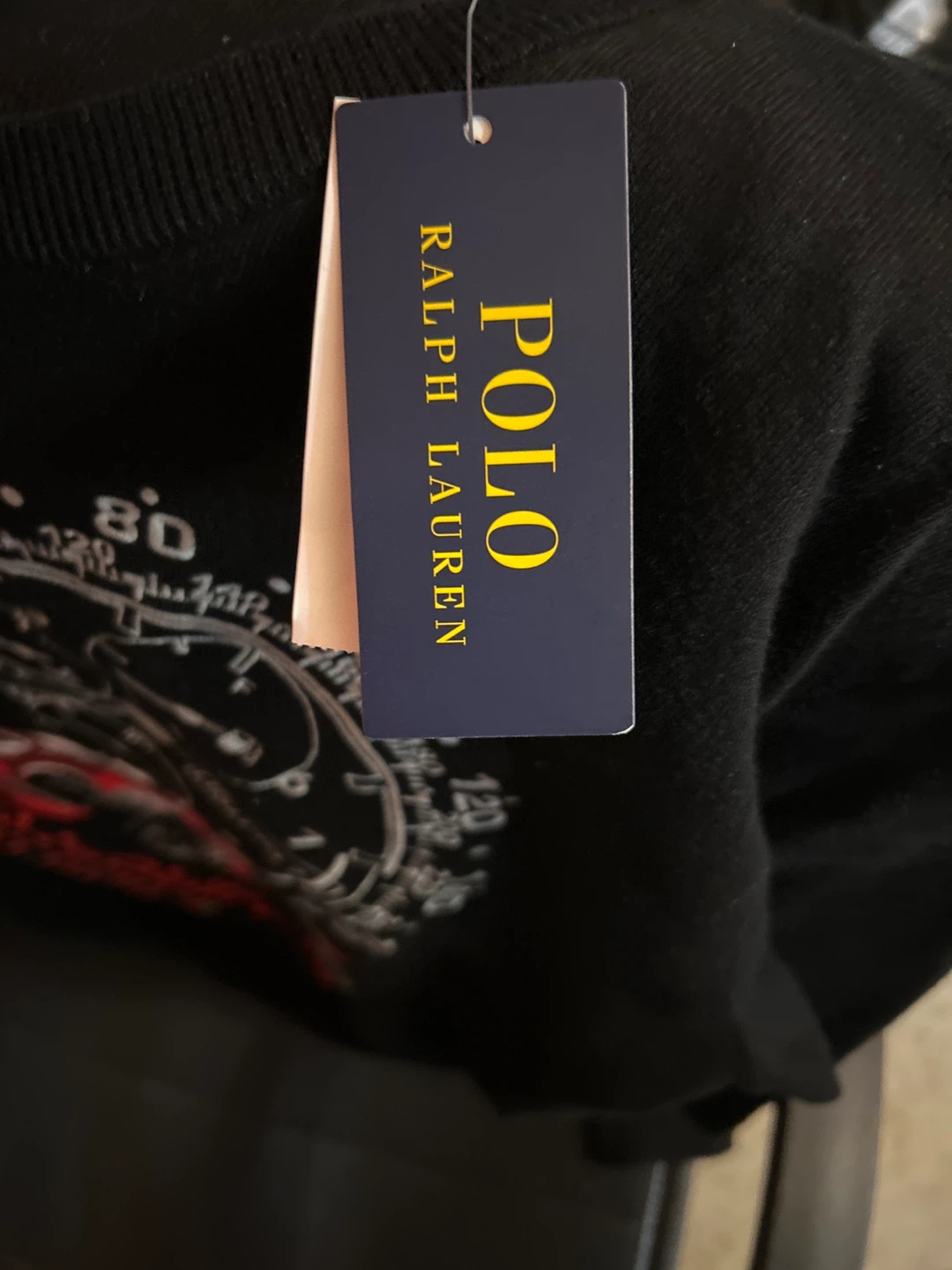 Ralph Lauren Motorsport Black Sweatshirt - photo 2