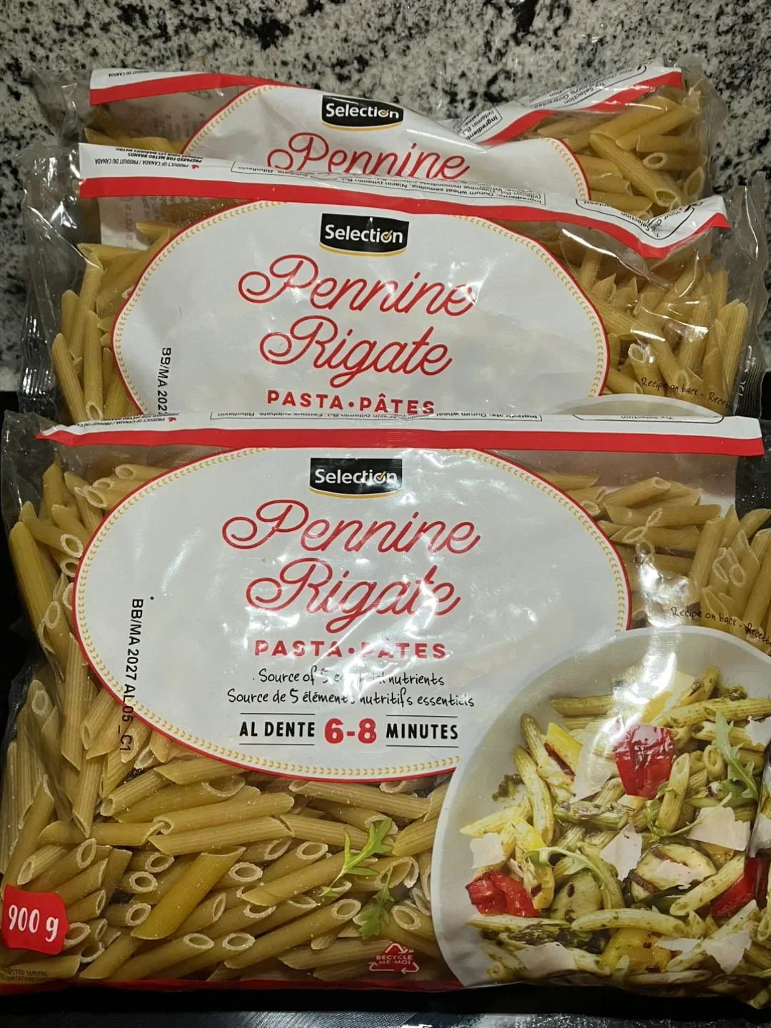 Selection Pennine Rigate Pasta (900g) - 3 packs