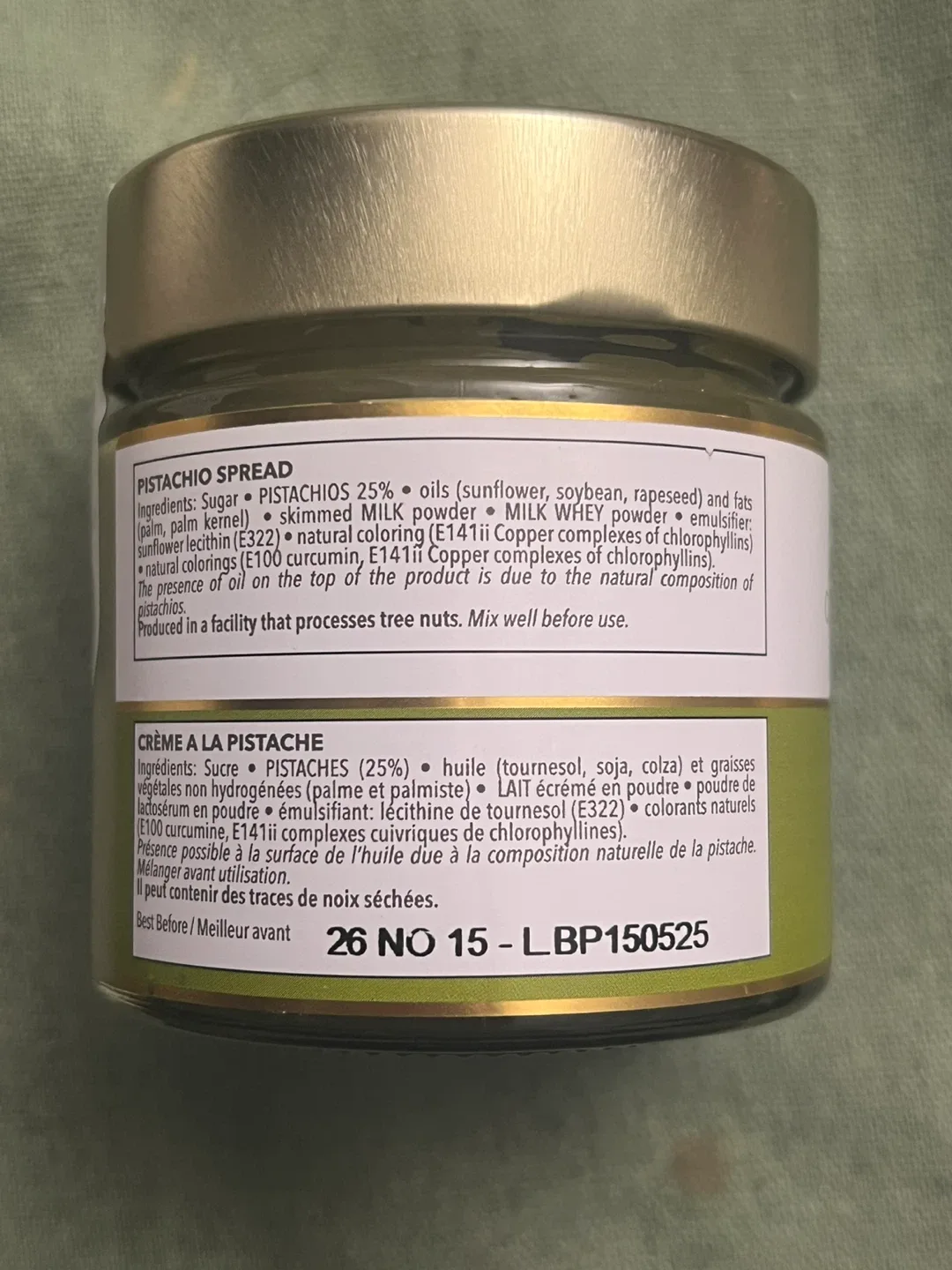 New Eataly Scyavuru Pistachio Spread 180ml image indicator(2)