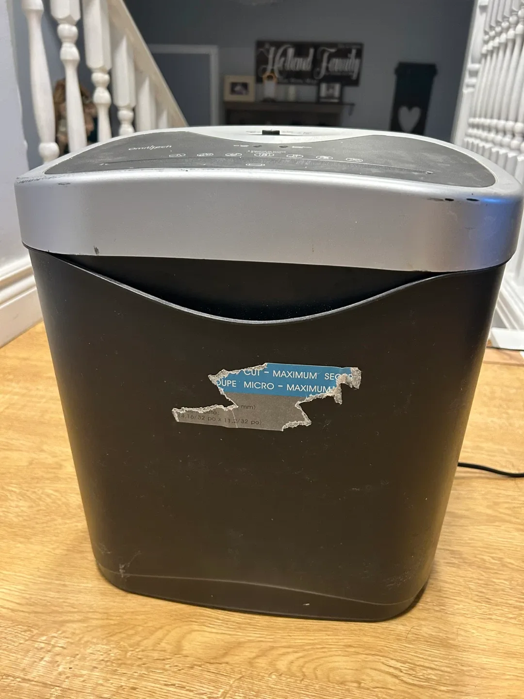 Omnitech Paper Shredder image indicator(2)