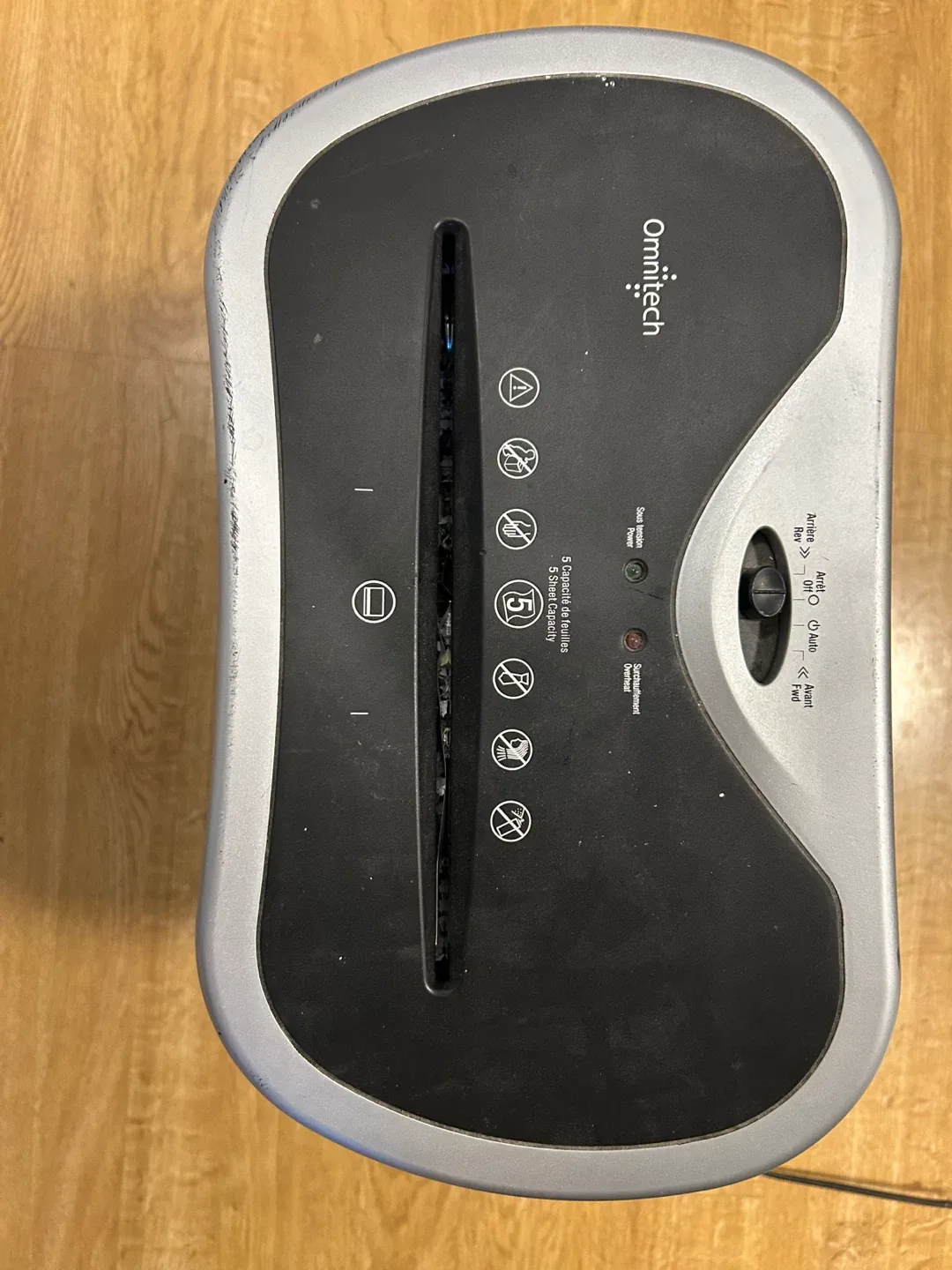 Omnitech Paper Shredder