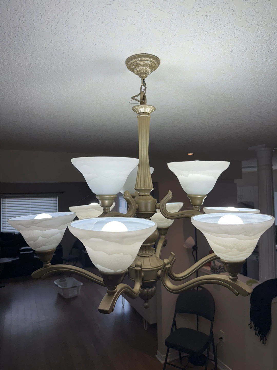 Nine-Light Chandelier - photo 2