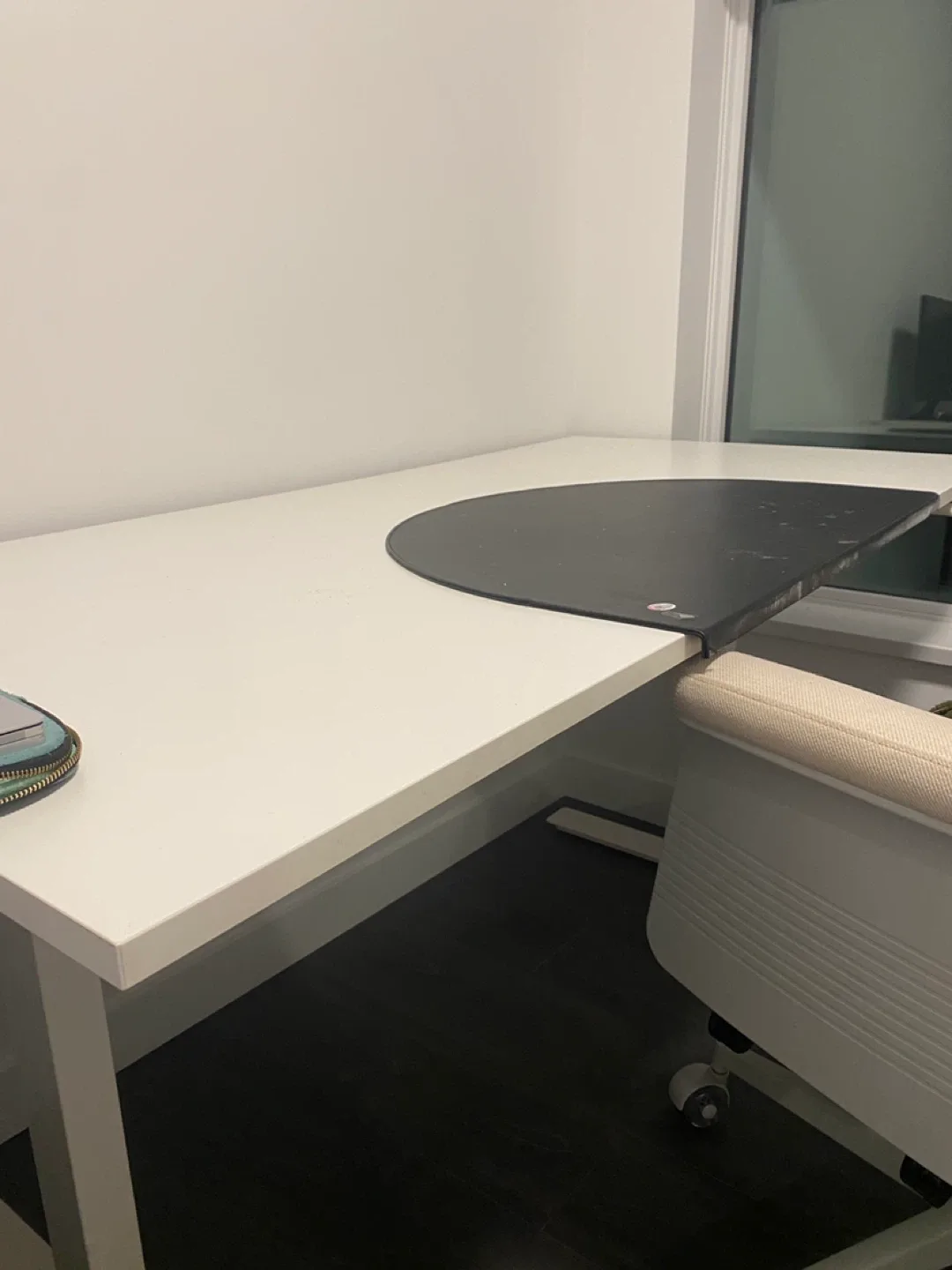 IKEA Bekant Corner Desk - White/Black