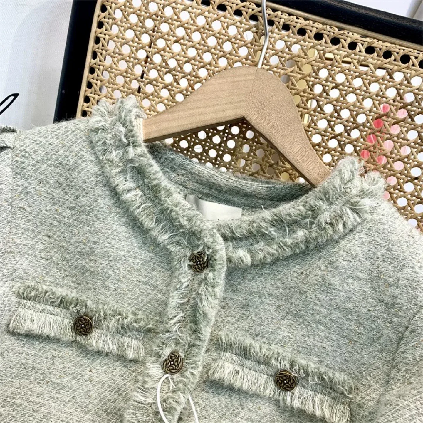 New Tweed Cropped Jacket - Size XS image indicator(2)